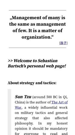 Vorschau der mobilen Webseite sebastianbartsch.de, Bartsch, Sebastian