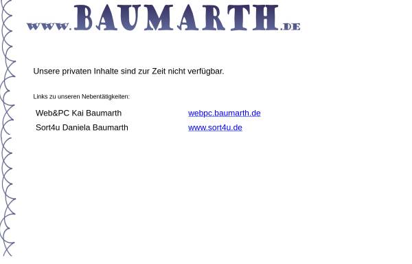 Vorschau von www.baumarth.de, Baumarth, Familie