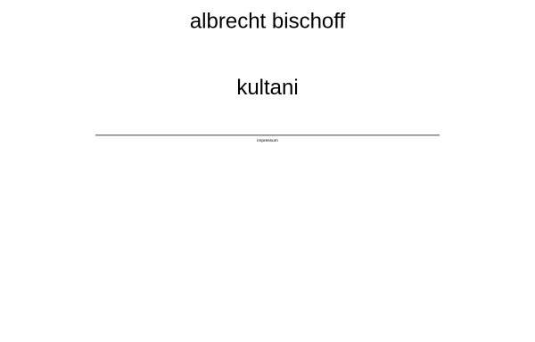 Bischoff, Albrecht