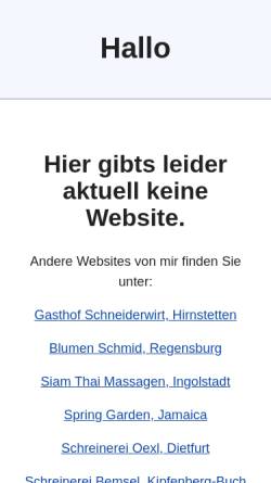 Vorschau der mobilen Webseite kloane.de, Blechinger, Karin