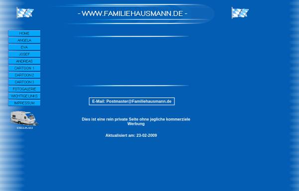 Vorschau von www.familiehausmann.de, Hausmann, Familie