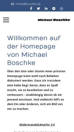 Vorschau der mobilen Webseite www.boschke.de, Boschke, Michael