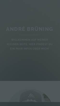 Vorschau der mobilen Webseite www.andrebruening.de, Brüning, André