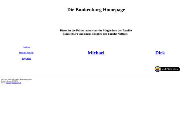 Vorschau von www.bunkenburg.de, Bunkenburg, Familie