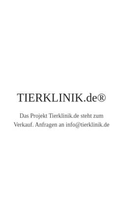 Vorschau der mobilen Webseite www.tierklinik.de, Tierklinik.de