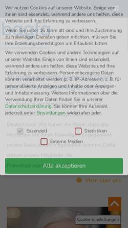 Vorschau der mobilen Webseite www.bagfa.de, Bundesarbeitsgemeinschaft der Freiwilligenagenturen