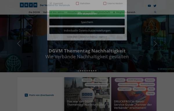 Vorschau von www.dgvm.de, Deutsche Gesellschaft für Verbandsmanagement e.V. (DGVM)
