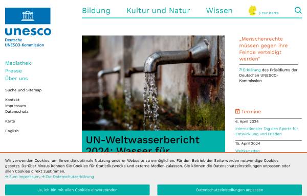 Vorschau von www.unesco.de, UNESCO Deutschland