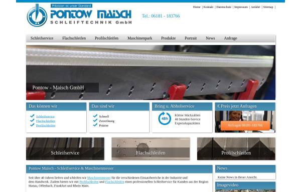 Vorschau von www.pontow-maisch.de, Pontow & Maisch GmbH