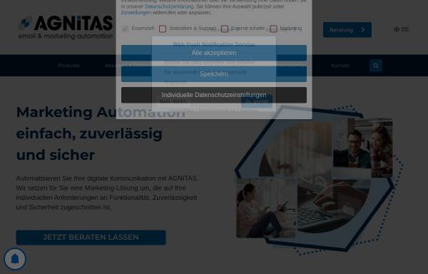 Vorschau von www.agnitas.de, Agnitas AG