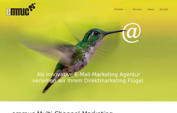Vorschau von www.emmuc.de, emmuc - Multi-Channel-Marketing Plattform