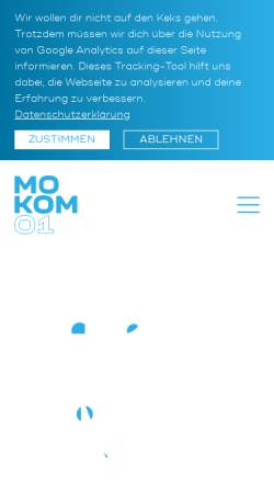 Vorschau der mobilen Webseite www.mokom01.com, Mokom 01 direkt GmbH & Co. KG