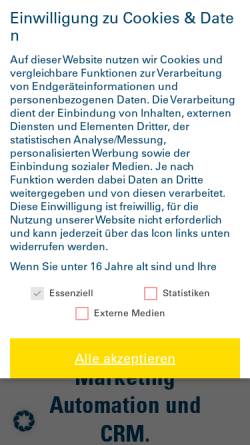 Vorschau der mobilen Webseite www.rabbit-emarketing.de, Rabbit eMarketing GmbH