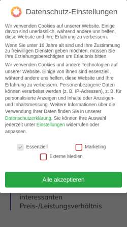 Vorschau der mobilen Webseite lindemannsilikon.de, J. Lindemann GmbH
