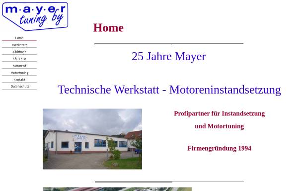 Vorschau von www.mayer-tuning.de, Motortuning