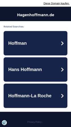 Vorschau der mobilen Webseite www.hagenhoffmann.de, Hoffmann, Hagen