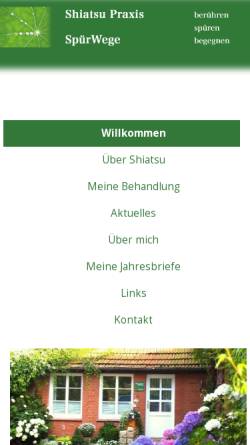Vorschau der mobilen Webseite spuerwege.de, Weibl Ingrid