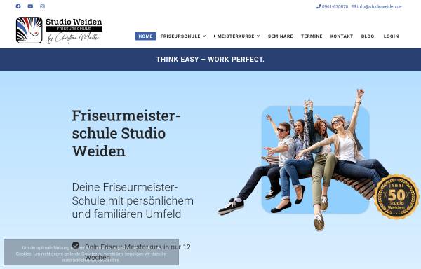 Vorschau von www.studioweiden.de, Studio Weiden Friseurschule