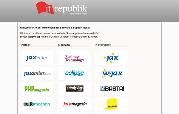Vorschau von it-republik.de, PHP Magazin