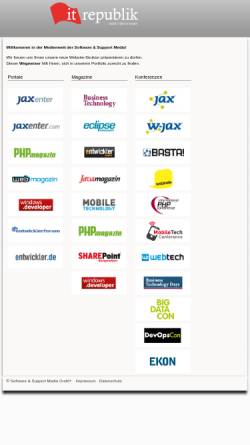 Vorschau der mobilen Webseite it-republik.de, PHP Magazin