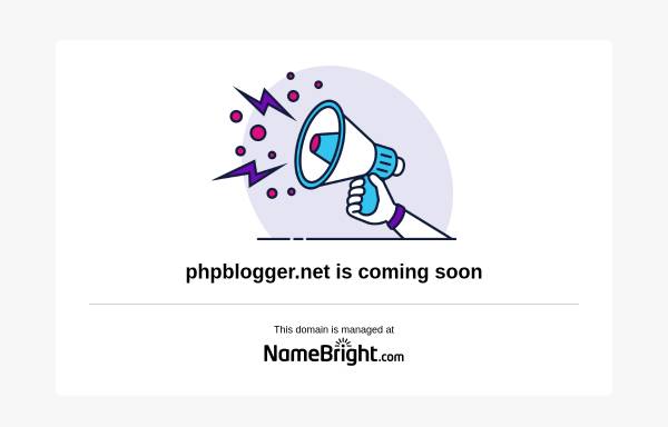PHP Blogger