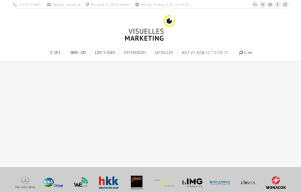 Vorschau von vm-bremen.de, Visuelles Marketing und VM-Aktuell