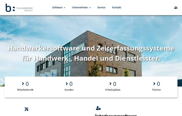 Vorschau von bluesolution.de, Blue:solution software GmbH