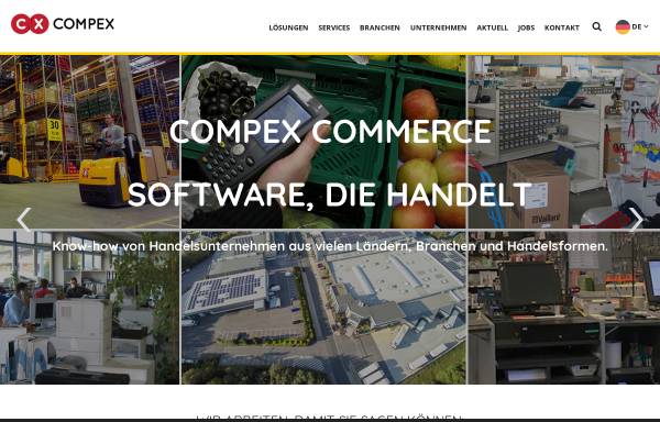 Vorschau von www.compex-commerce.com, Compex Systemhaus GmbH