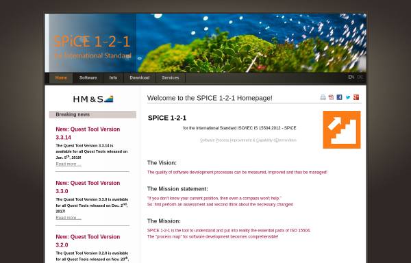 Vorschau von www.spice121.com, HM&S IT-Consulting GmbH