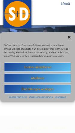 Vorschau der mobilen Webseite www.s-und-d.de, S und D Software nach Maß GmbH