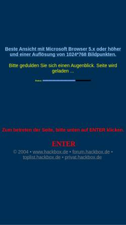 Vorschau der mobilen Webseite www.hackbox.de, HackBox