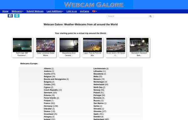 Vorschau von www.webcamgalore.com, Webcam Galore