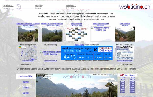 Webcam Lugano, Tessin