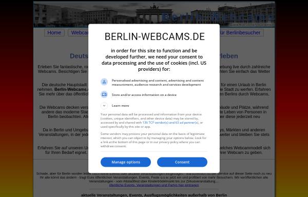 Vorschau von www.berlin-webcams.de, Webcams in Berlin