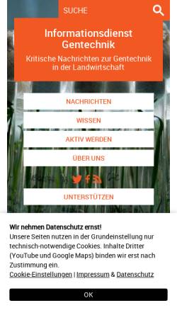 Informationsdienst Gentechnik
