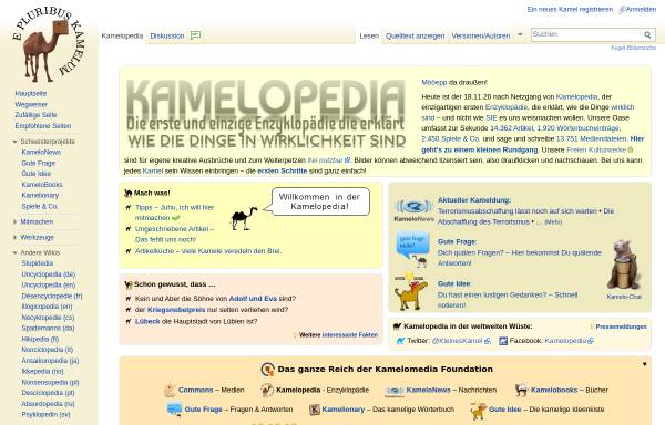 Vorschau von kamelopedia.net, Kamelopedia