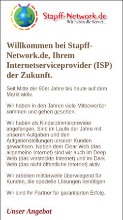 Vorschau der mobilen Webseite www.stapff-network.de, Stapff-Network