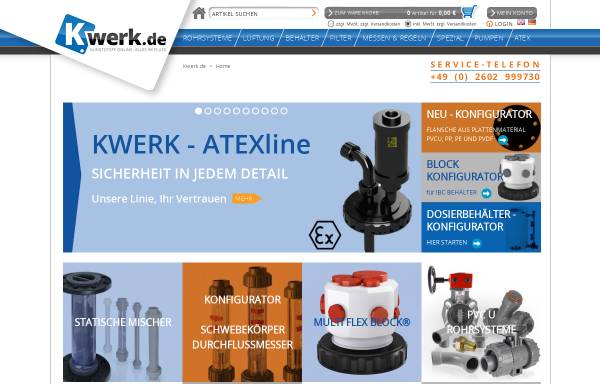 Vorschau von www.kunststoffrohrsysteme.de, Kunststoff Factory