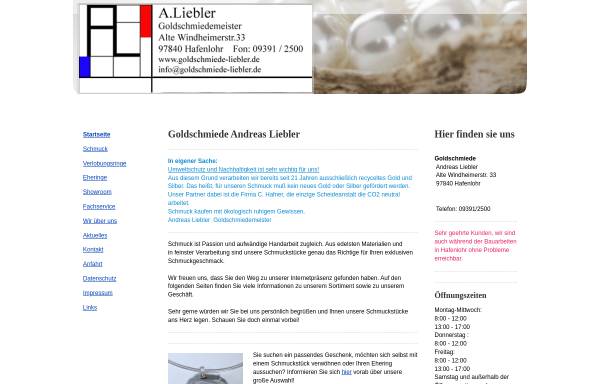 Vorschau von www.goldschmiede-liebler.de, Andreas Liebler