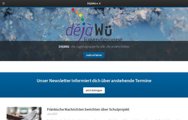 Vorschau von www.dejawue.de, DéjàWÜ