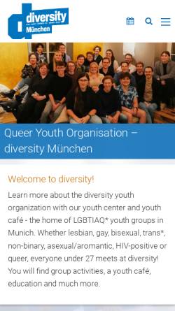 Vorschau der mobilen Webseite diversity-muenchen.de, Diversity