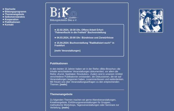 Vorschau von biko.arranca.de, BiK - Bildungskollektiv beim Arranca e.V.