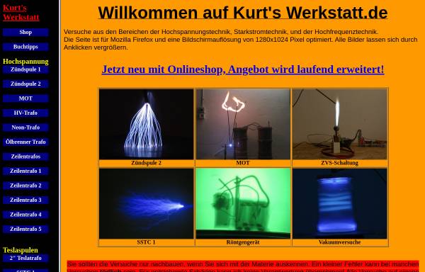 Vorschau von www.kurts-werkstatt.de, Kurt´s Werkstatt