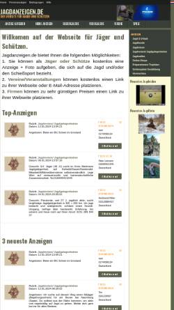 Vorschau der mobilen Webseite www.jagdanzeigen.de, Jagdanzeigen