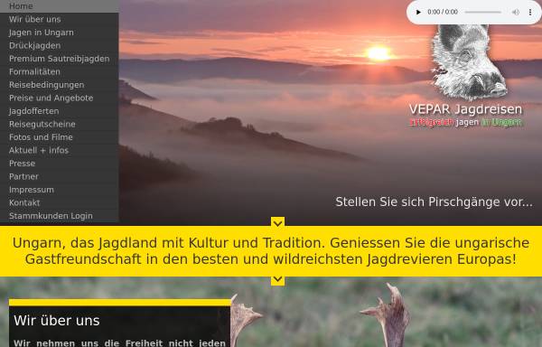 Vorschau von www.vepar.ch, Vepar Jagdreisen