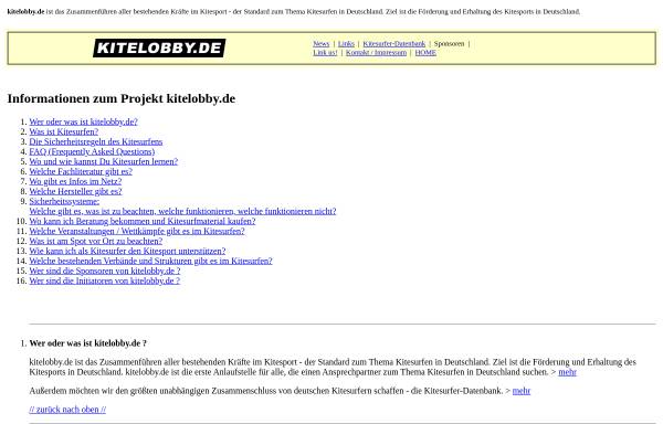 Vorschau von www.kitelobby.de, Kitelobby