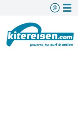 Vorschau der mobilen Webseite www.kitereisen.com, Kitereisen