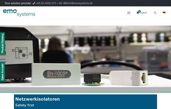 Vorschau von emosystems.de, EMO Systems GmbH