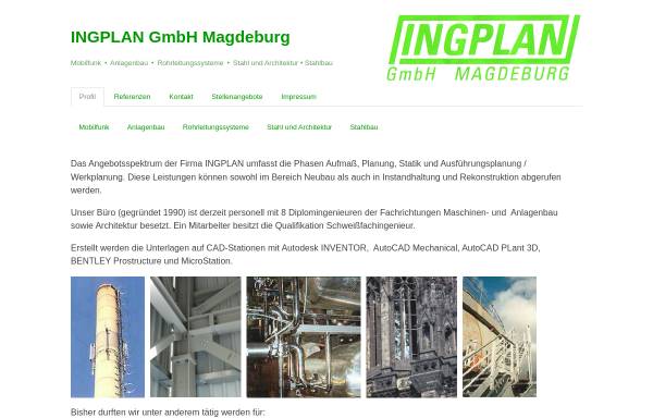 Vorschau von www.ingplan-md.de, Ingplan GmbH Magdeburg