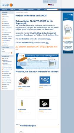 Vorschau der mobilen Webseite www.lumos-shop.de, Lumos GmbH